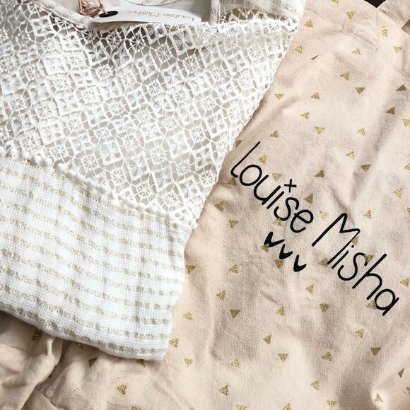 NWT Louise Misha Palm Springs Blouse Large - Picture 3 of 5